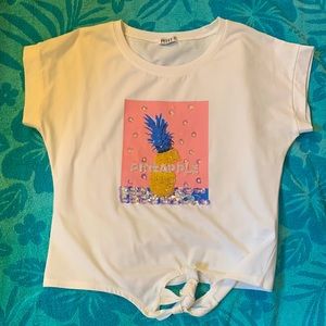 Sequin embellished top